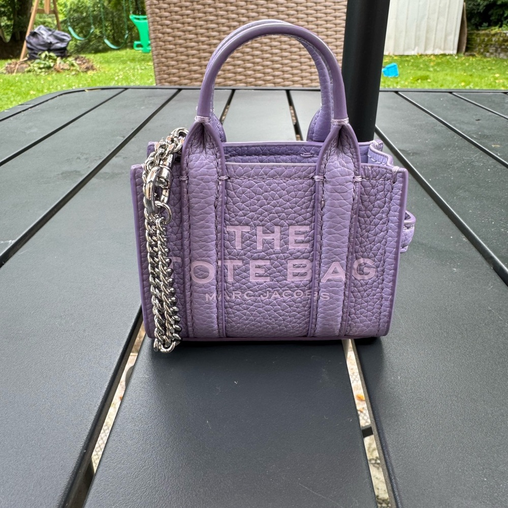 Marc Jacobs Purple Tote Keychain